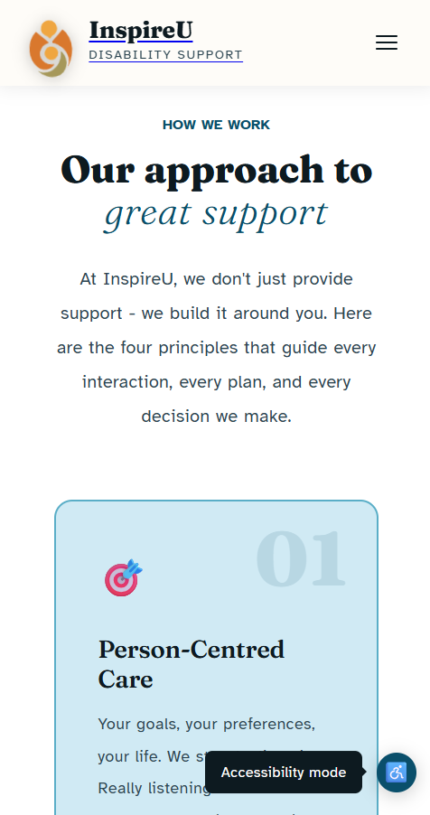 Accessibility Mode